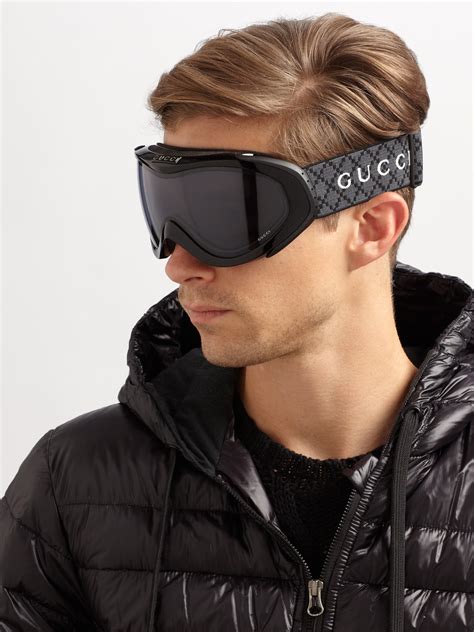 gucci ski.goggles|Gucci ski goggles black.